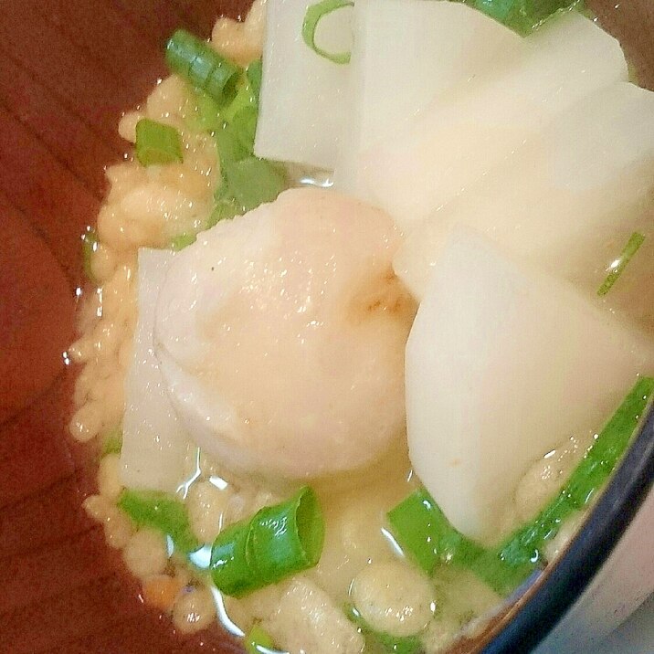 具が大きい◎大根と里芋のお味噌汁
